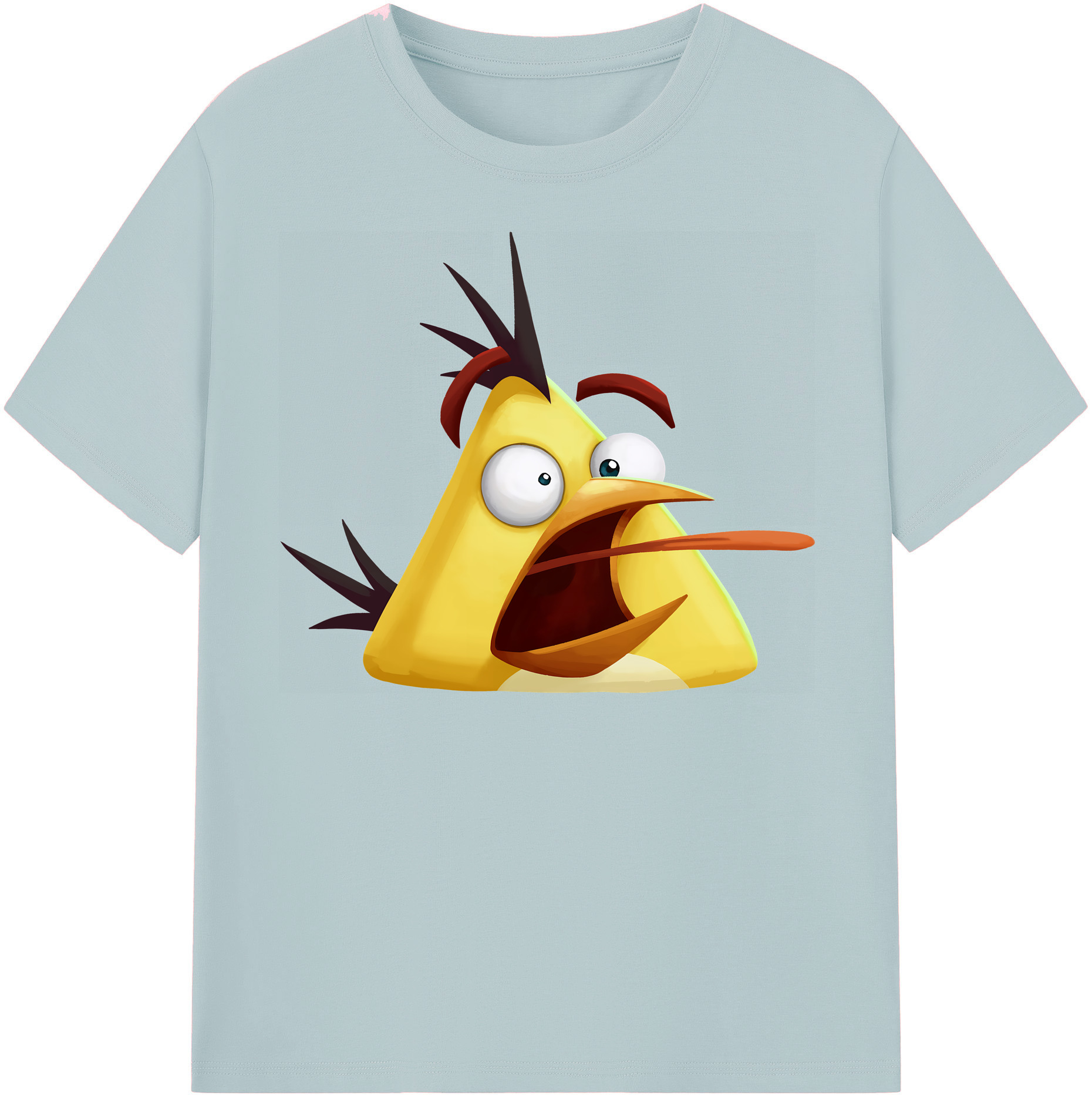 （画像用） Angry Birds アングリーバード 綿100％半袖Tシャツ（フロントプリント）